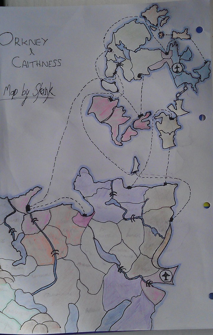 the map